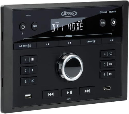 ASA JWM65 Jensen  RV Wall Mount Multimedia Stereo Receiver, Bluetooth Audio S... product image