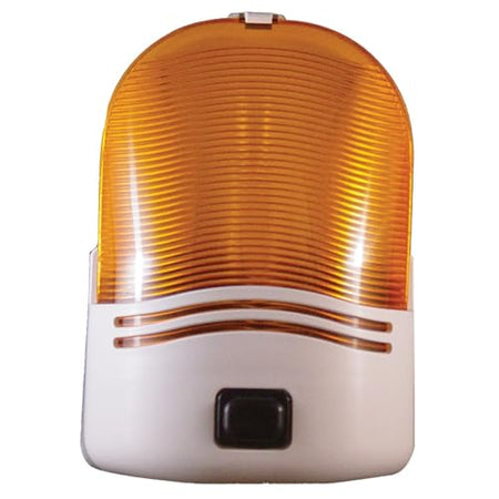 CREATIVE PRO 007-30SAP Fasteners Unlimited  Porch Light with White Amber Lens and Switch product image