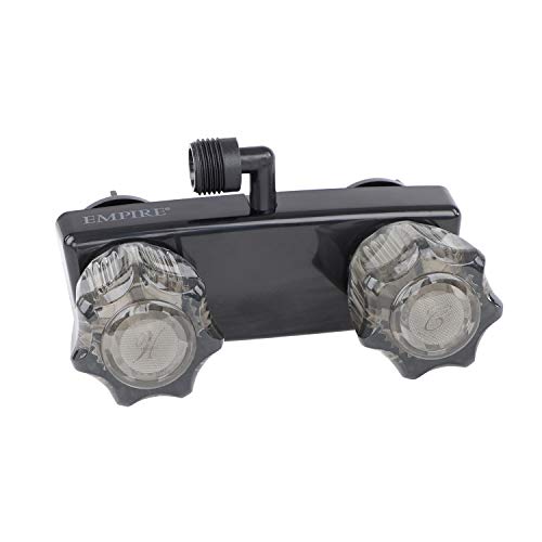 EMPIRE FAUCE U-YJW9053VBLK-A ts  4 Non-Metallic RV Shower Valve with 90° Elbow Vacuum Breaker & ... product image