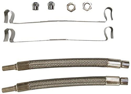 WHEELMASTER 8009 Wheel Masters  Stainless Steel Hand Hole Mount - 2 Hose Kit for 16-... product image