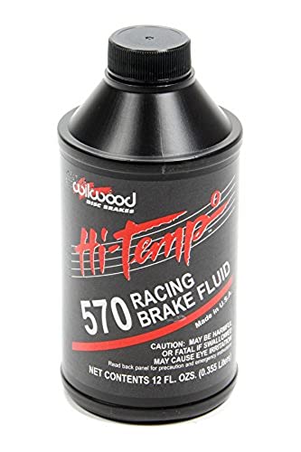 WILWOOD 290-0632 Brake Fluid, 570 Hi-Temp Racing, DOT 3, 12 oz Bottle, Each product image