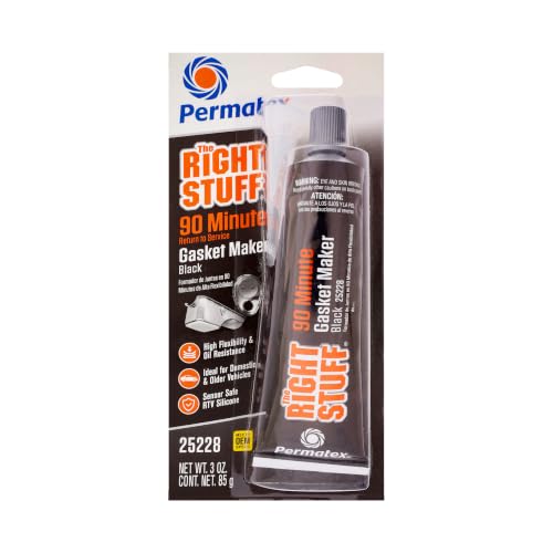PERMTX-LOCKT 25228 Permatex  The Right Stuff 90 Minute Black Gasket Maker, 3 oz, 1 Cou... product image