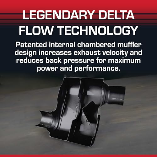 Flowmaster Flowmaster Super 10 Series Chambered Muffler – 3.00" Center In / 2.50" Dual Out – Race-Inspired - Outdoor Depot