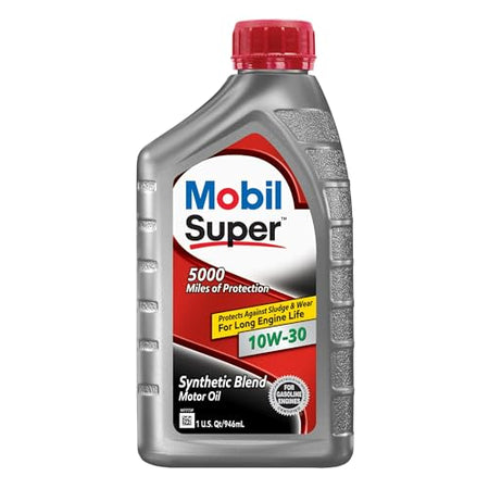 MOBIL 124403 120431 Super Duty 10W-30 Engine Oil, 1 Quart product image