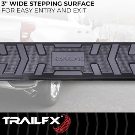 Trailfx TrailFX Nerf Bars for 2019-2021 Chevrolet Silverado 1500 Crew Cab Titanium Black Powder Coated - Outdoor Depot