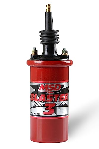 MSD CO. MSD-8223 MSD 8223 Ignition Coil Blaster 3 Series (90 degree terminal/boot), Red product image