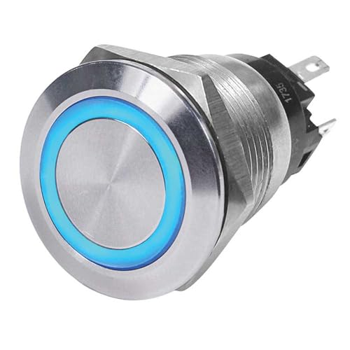 Blue Sea Systems Blue Sea Systems 4160 Switch Button 10A OFF-ON BLUE - Outdoor Depot