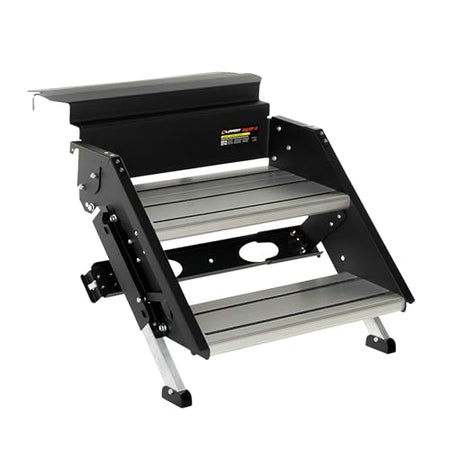 LIPPERT COMP 2024056996 Lippert Solid Step 4.0 Premium Double RV Camper Entry Steps with 26... product image