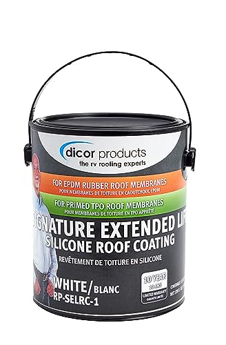 DICOR CORP RP-SELRC-1 Dicor  Signature Extended Life EPDM Rubber Roof Coating - White, 1 ... product image
