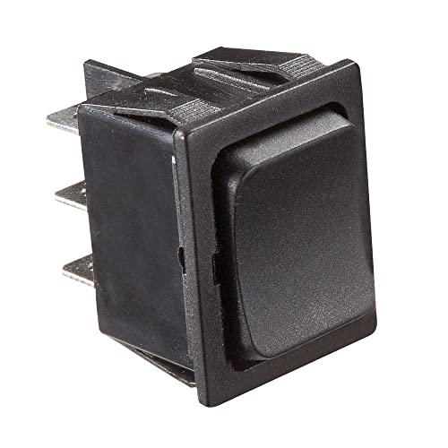 RV DESIGNER S471 Rocker Switch, 5 Amp, Momentary On / Off Momentary On, DPDT, Black,... product image
