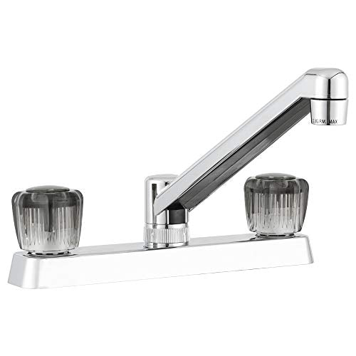 DURA FAUCET DF-PK600S-CP RV Two Handle Kitchen Sink Faucet (Chrome) product image
