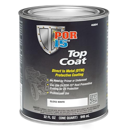POR 15 46804 POR-15 Top Coat Paint, Direct to Metal Paint, Long-term Sheen and C... product image