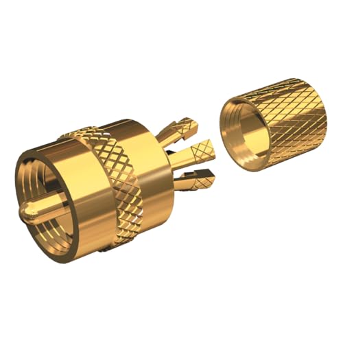 SHAKESPEARE 3003.4061 PL-259-CP-G Marine Center Pin Connector,Gold product image