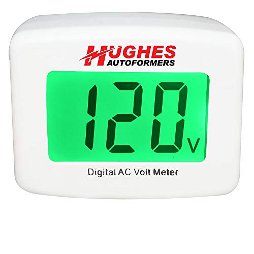 HUGHES AUTO DUAL COLOR DVM Power Watchdog DVMDUAL Dual-Color LED Digital Voltmeter for RV, Marine product image