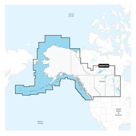 NAVIONICS 010-C1467-30 NAUS013R - Canada, West & Alaska - + product image