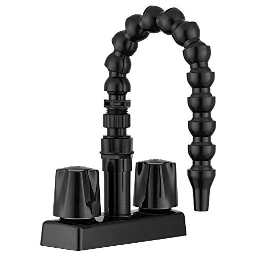 DURA FAUCET DF-SA183K-BK RV Exterior Quick Connect Gooseneck (Black) product image