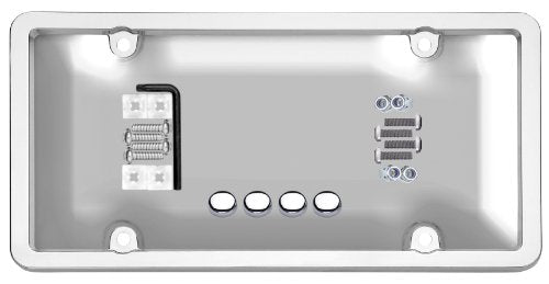 CRUISER 62310 Accessories  Ultimate Tuf Combo License Plate Shield/Cover, Chrome/... product image