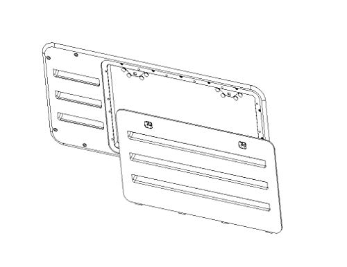 DAVE CARTER 637318BK 50806 NR VENT DOOR ASSY-BLACK product image