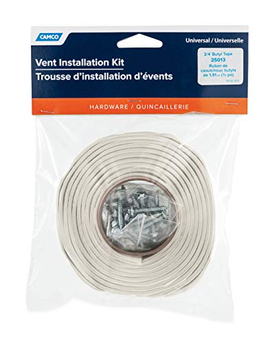 Camco Camco 25013 Universal Vent Installation Kit with Butyl Tape - Outdoor Depot