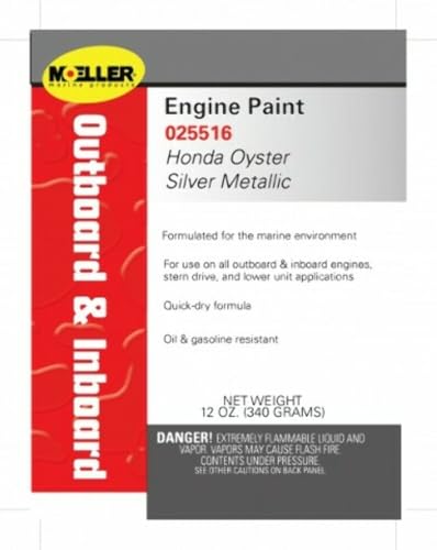 MOELLER 025516 EP Honda Marine Paint, Silver Metallic product image
