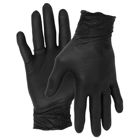 PERFORM TOOL W89011 Performance Tool  Medium Black Nitrile Gloves, 100 Pack product image