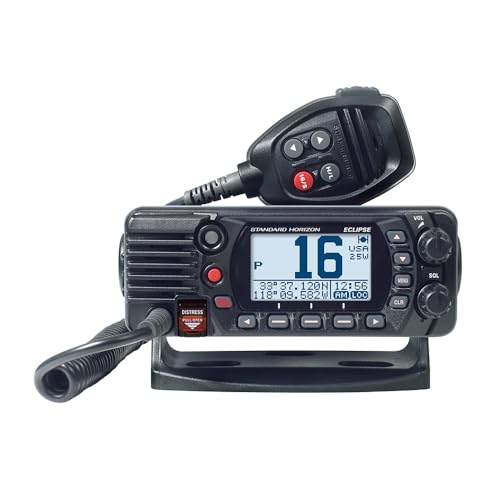 STANDARD GX1410GB Horizon  Eclipse Series 25W Fixed Mount VHF & GPS, Black product image