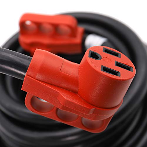 VALTERRA LLC A10-5025ED Valterra  Mighty Cord RV 50-Amp Detachable Power Cord, 25 ft., Red - view 5