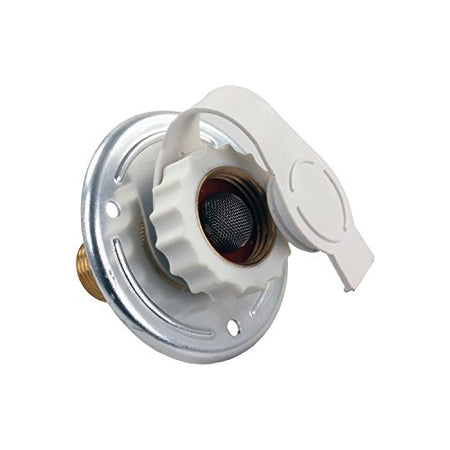 JR PRODUCTS 62185 Aluminum City Water Flange - 1/2 MPT x 3/4 product image