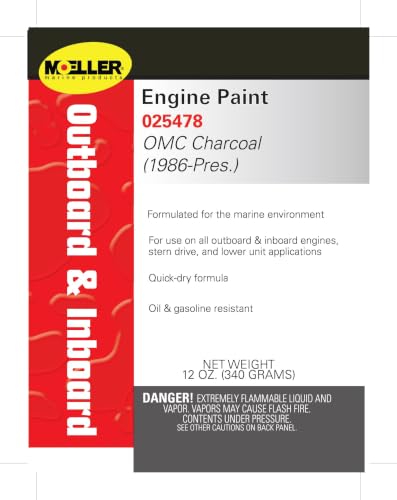 MOELLER 025478 Charcoal Non Metalic, OMC Drive Systems Paint product image