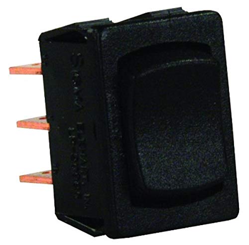 JR PRODUCTS 13445 Mini Mom-On/Off/Mom-On Switch - Black product image