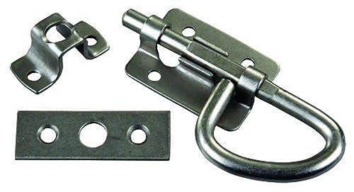 JR Products JR Products 20655 Universal Bolt Latch - Nickel,Silver - Outdoor Depot