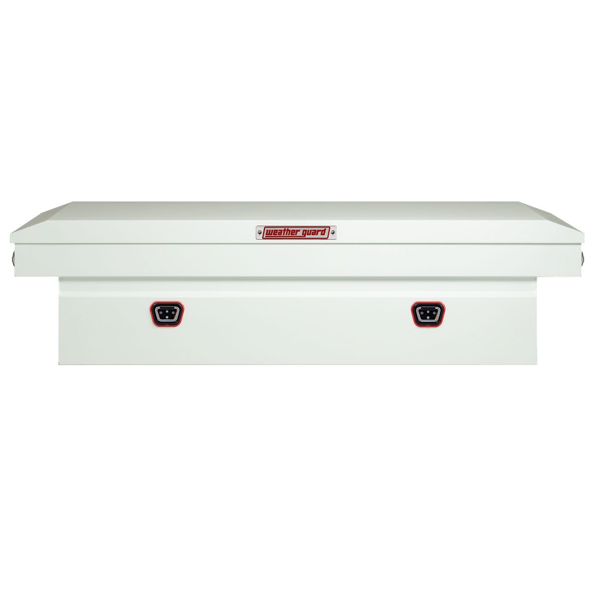 Weather Guard Weather Guard Model 126-3-04 Saddle Box, Steel, For Full Size Trucks, Standard Profile, White, - Outdoor Depot
