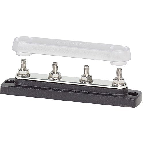 BLUE SEA 2307-BSS Systems 2307 150 Amp Common BusBar with 4 studs and a cover, With C... product image