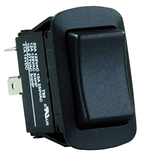 JR Products JR Products 13865 Water Resistant Mom-On/Off/Mom-On Reversing Switch , Black - Outdoor Depot