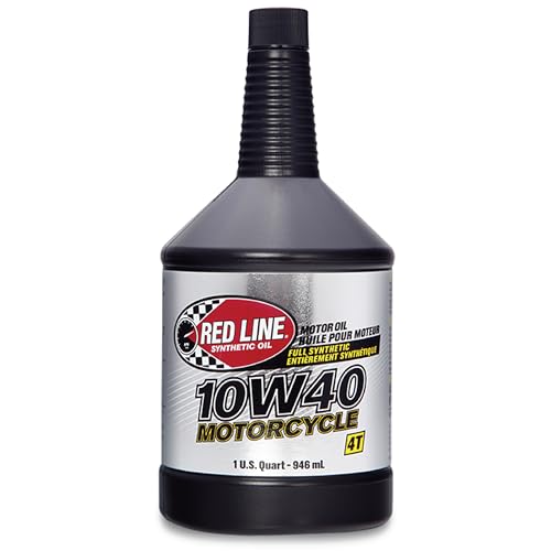 RED LINE 42404 10W40 Synthetic Motorcycle Motor Oil - 1 Quart product image