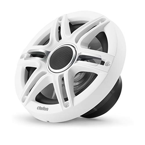 CLARION 92619 CMSP-651-SWG Premium 6.5-inch Coaxial Marine Speakers, 50W RMS, wit... product image