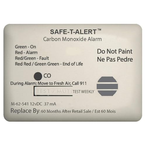Safe T Alert MTI Industries 62-541-MARINE-WT Detector Marine Co Alarm White - Outdoor Depot