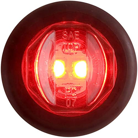 OPTRONICS MCL11RKB Led C/M 3/4 Rnd Red Marker Lt Red 2 Diode W/Grmt product image