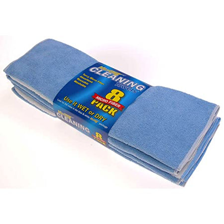 Swobbit Swobbit SW56308, Terry Microfiber Towels 8 Pack 12" x 12" - Outdoor Depot