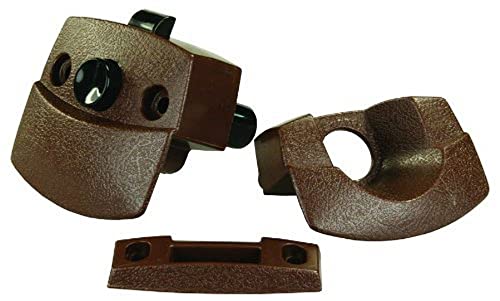 JR PRODUCTS 20505 Sliding Door Privacy Latch - Brown product image