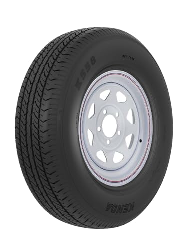 AMERICANA 3S439 Kenda  Tire and Wheel -  - ST205/75D14 C/5H SPK WHT STR K558 K, (Each) product image