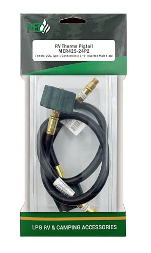 AP PRODUCTS MER425-24P2 Marshall Excelsior  Thermo Pigtail, 1/4 Inverted Flare X QCC - 24, ... product image
