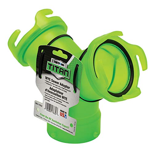 DAVE CARTER 17832 Titan WYE Universal Bayonet RV Sewer Hose Adapter - Thetford product image