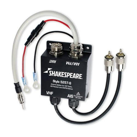 SHAKESPEARE 5257-S 5257S ANTENNA SPLITTER FOR VHF RADIO  AIS product image