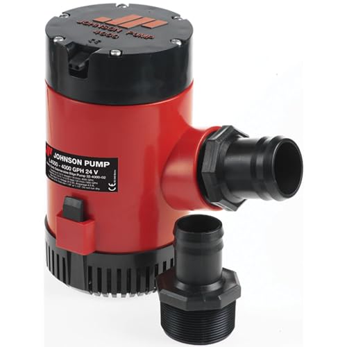 JOHNSON PUMP 40004 HD BILGE PUMP 4000GPH 12V NO SWITCH product image