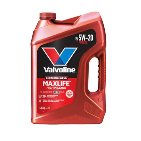 VALVOLINE 782253-3PK High Mileage with MaxLife Technology SAE 5W-20 Synthetic Blend Moto... product image