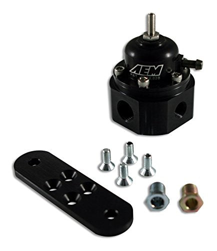 AEM ELECTRON 25-302BK AEM  Black High Volume Adjustable Fuel Pressure Regulator product image