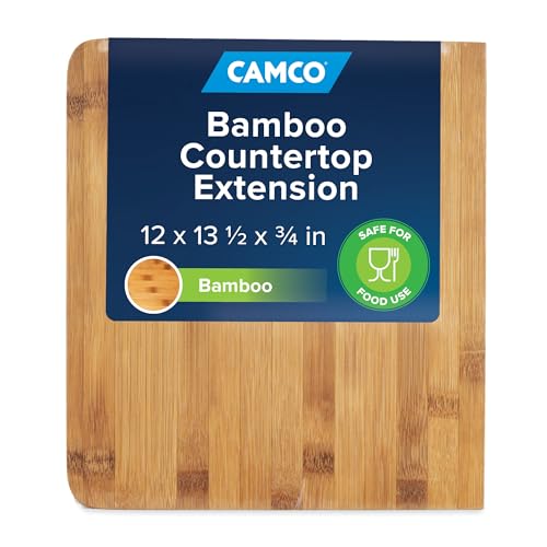CAMCO 43423 Bamboo Accents RV Counter Extension - Measures 12 x 13.5 x .75 & Mo... product image
