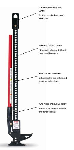 Hi-Lift Hi-Lift Jack 48" Cast/Steel Jack HL-484 - Outdoor Depot