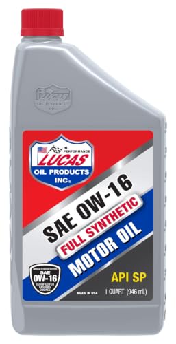 LUCAS OIL LUCA11181 Synthetic SAE 0W-16 Motor Oil API SP 1 Quart (Pack of 1) product image